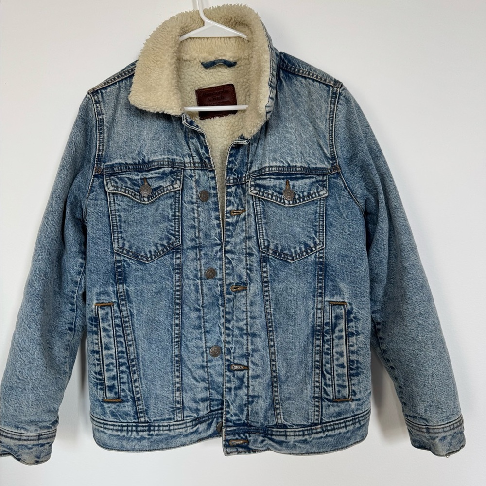 Denim Jacket with Sherpa Lining